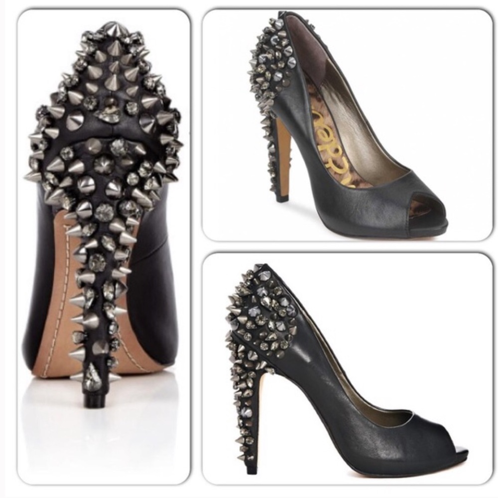 Sam Edelman Larissa Spike Heels Black - 6.5